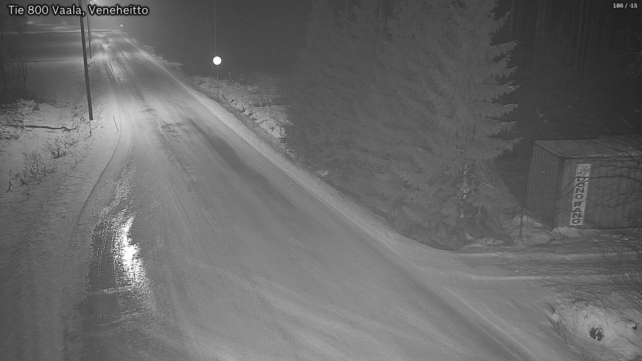 Weather Camera Image Väg 800 Vaala, Veneheitto, Vaala, Pohjois-Pohjanmaa