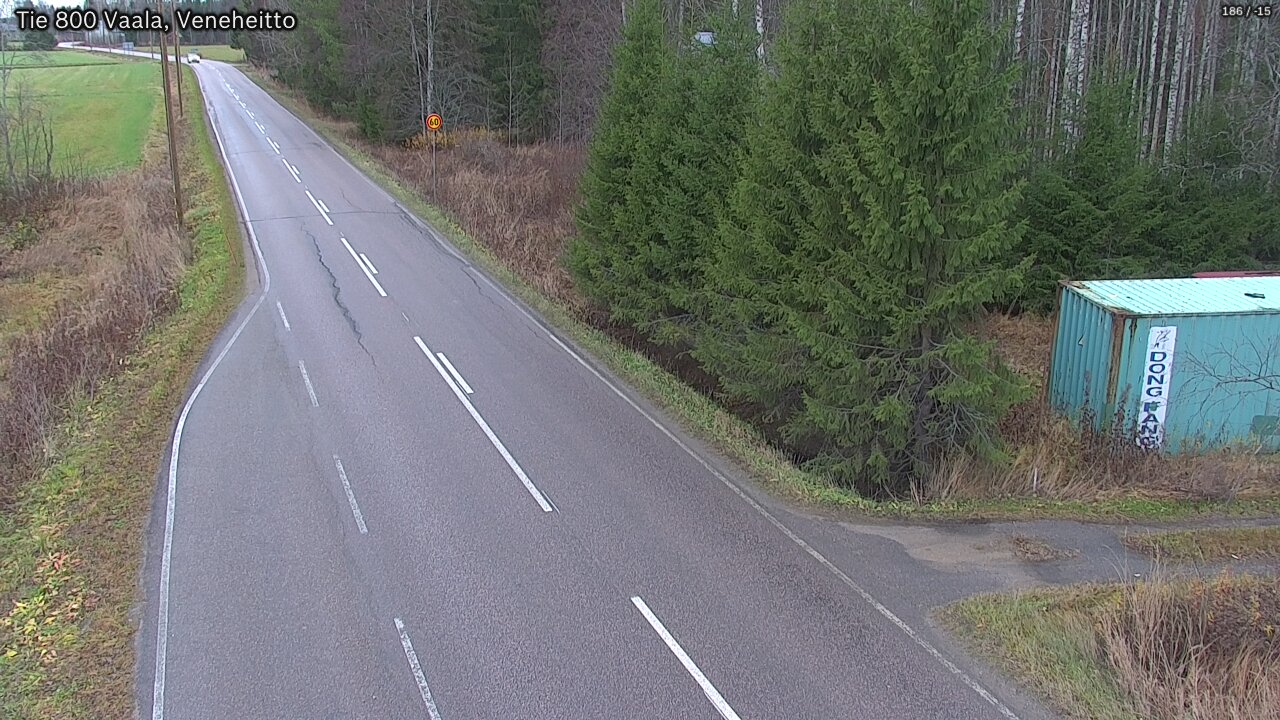 Kelikamerat Kuva Tie 800 Vaala, Veneheitto, Vaala, Pohjois-Pohjanmaa