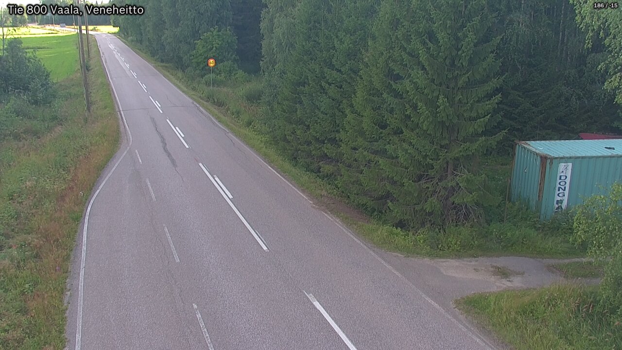 Kelikamerat Kuva Tie 800 Vaala, Veneheitto, Vaala, Pohjois-Pohjanmaa
