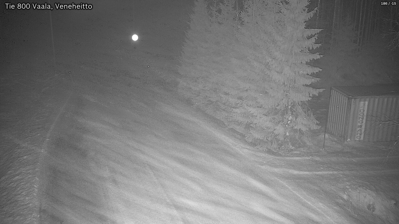 Weather Camera Image Väg 800 Vaala, Veneheitto, Vaala, Pohjois-Pohjanmaa