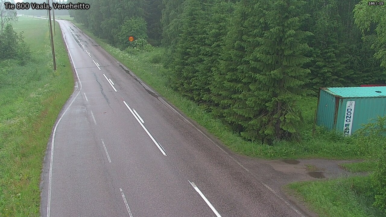 Kelikamerat Kuva Tie 800 Vaala, Veneheitto, Vaala, Pohjois-Pohjanmaa