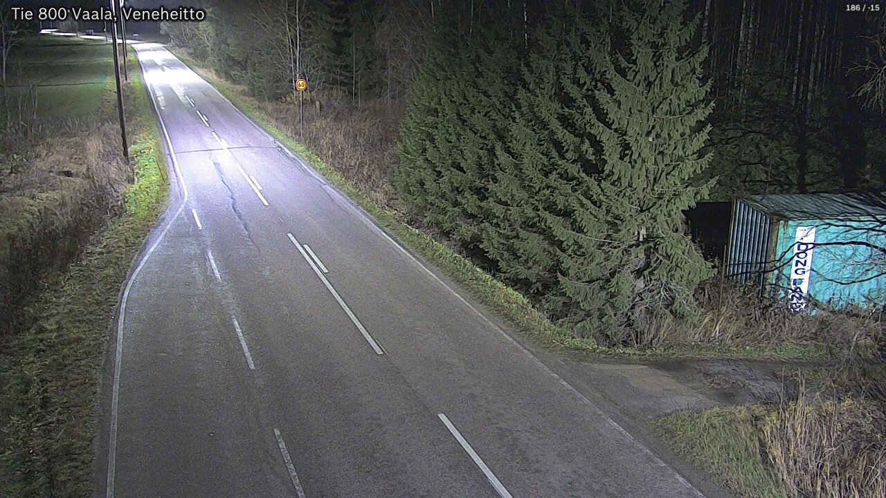 Kelikamerat Kuva Tie 800 Vaala, Veneheitto, Vaala, Pohjois-Pohjanmaa