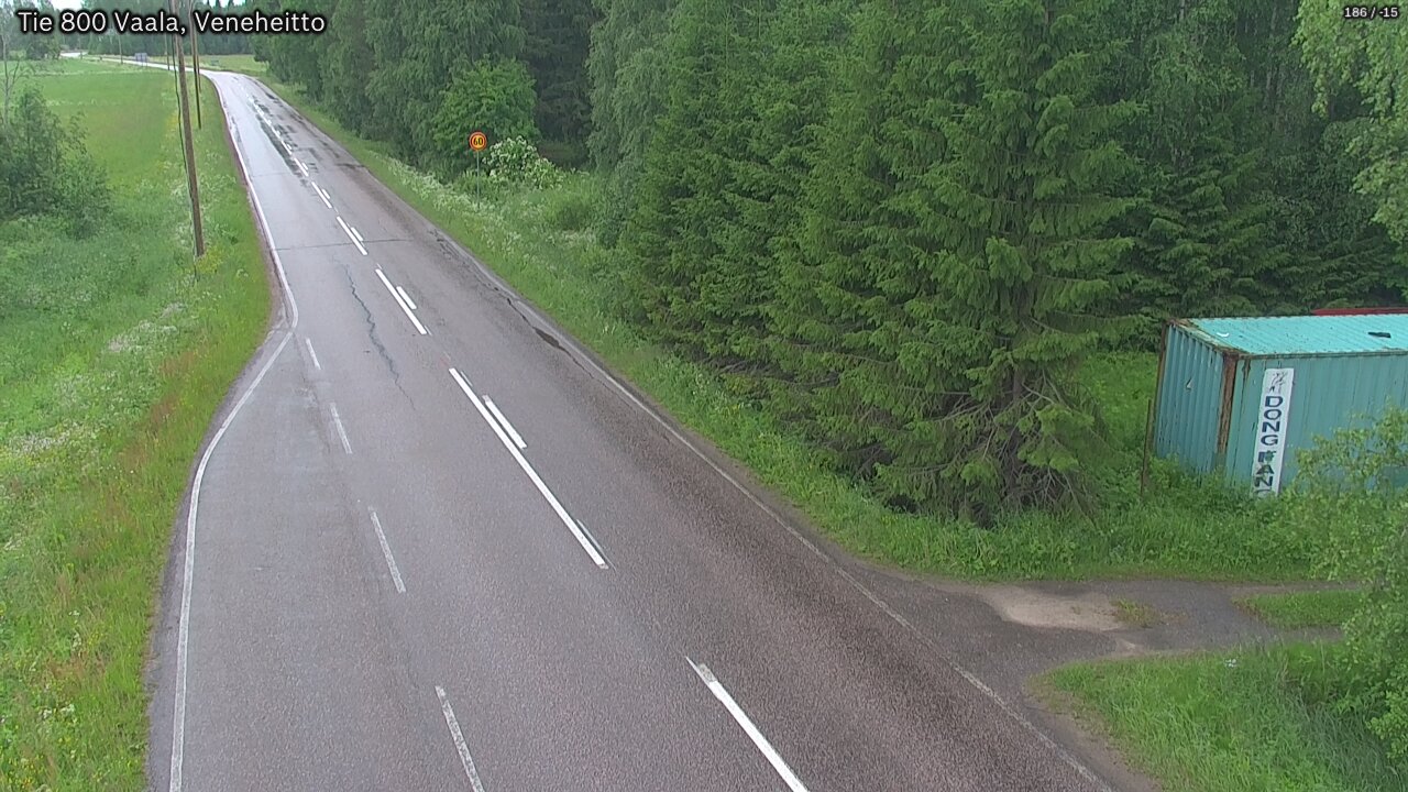 Kelikamerat Kuva Tie 800 Vaala, Veneheitto, Vaala, Pohjois-Pohjanmaa