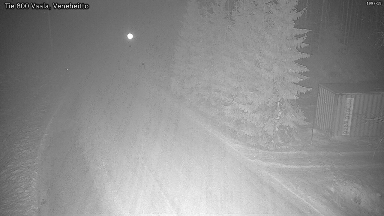 Weather Camera Image Väg 800 Vaala, Veneheitto, Vaala, Pohjois-Pohjanmaa