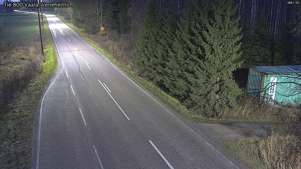 Kelikamerat Kuva Tie 800 Vaala, Veneheitto, Vaala, Pohjois-Pohjanmaa