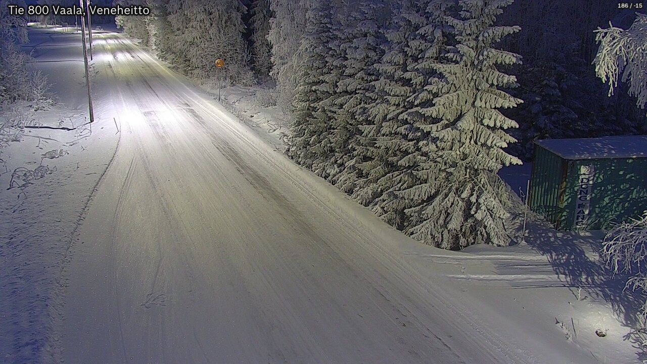 Kelikamerat Kuva Tie 800 Vaala, Veneheitto, Vaala, Pohjois-Pohjanmaa