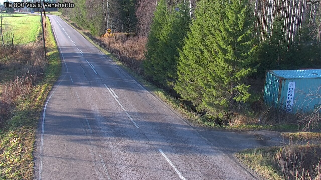 Kelikamerat Kuva Tie 800 Vaala, Veneheitto, Vaala, Pohjois-Pohjanmaa
