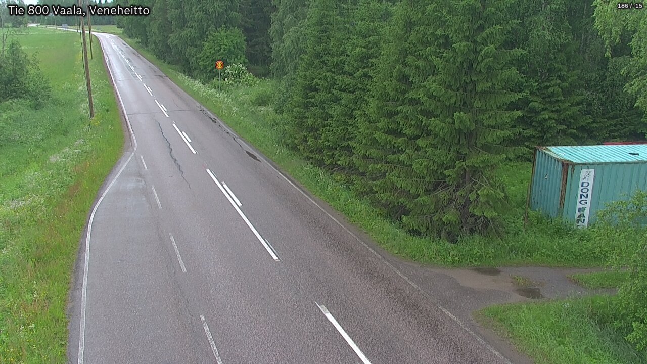 Kelikamerat Kuva Tie 800 Vaala, Veneheitto, Vaala, Pohjois-Pohjanmaa