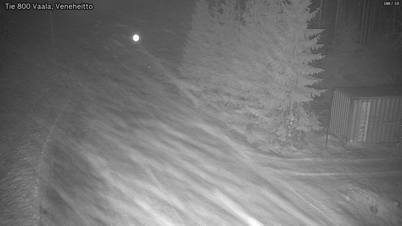 Weather Camera Image Väg 800 Vaala, Veneheitto, Vaala, Pohjois-Pohjanmaa