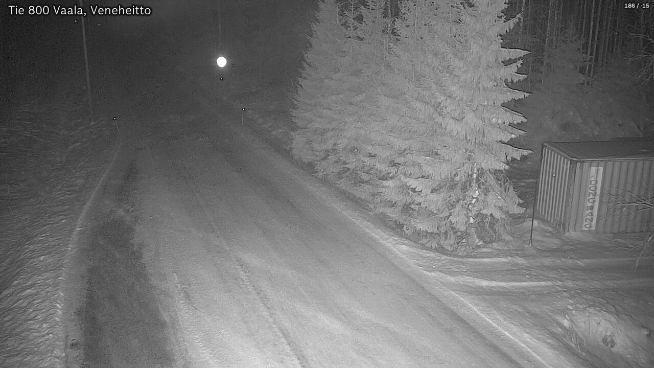 Weather Camera Image Väg 800 Vaala, Veneheitto, Vaala, Pohjois-Pohjanmaa