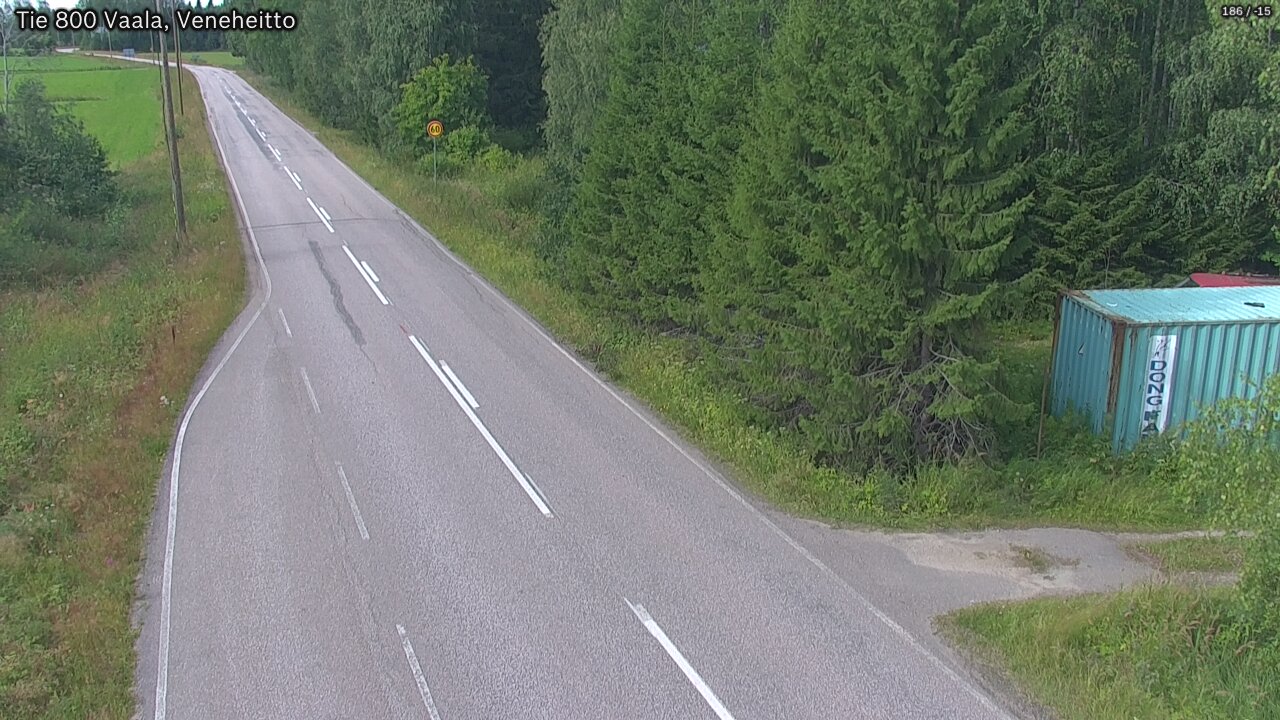 Kelikamerat Kuva Tie 800 Vaala, Veneheitto, Vaala, Pohjois-Pohjanmaa
