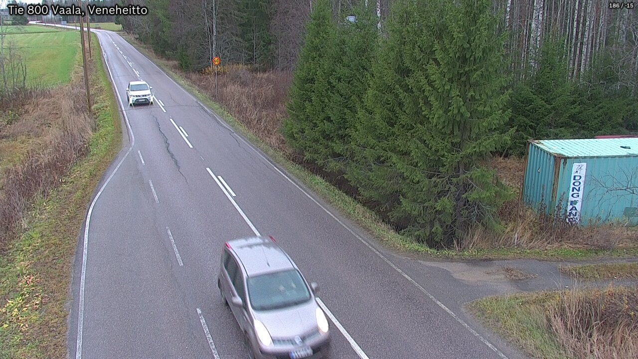 Kelikamerat Kuva Tie 800 Vaala, Veneheitto, Vaala, Pohjois-Pohjanmaa