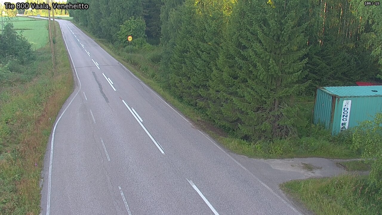 Kelikamerat Kuva Tie 800 Vaala, Veneheitto, Vaala, Pohjois-Pohjanmaa