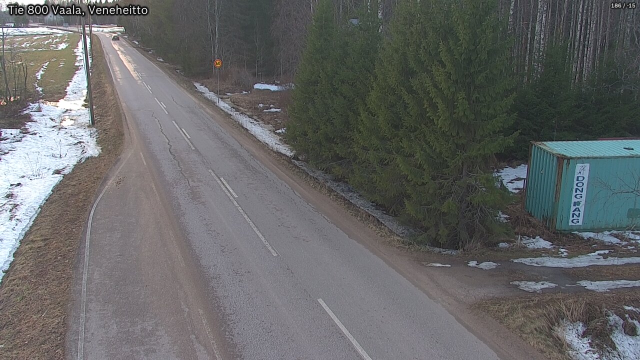 Kelikamerat Kuva Tie 800 Vaala, Veneheitto, Vaala, Pohjois-Pohjanmaa