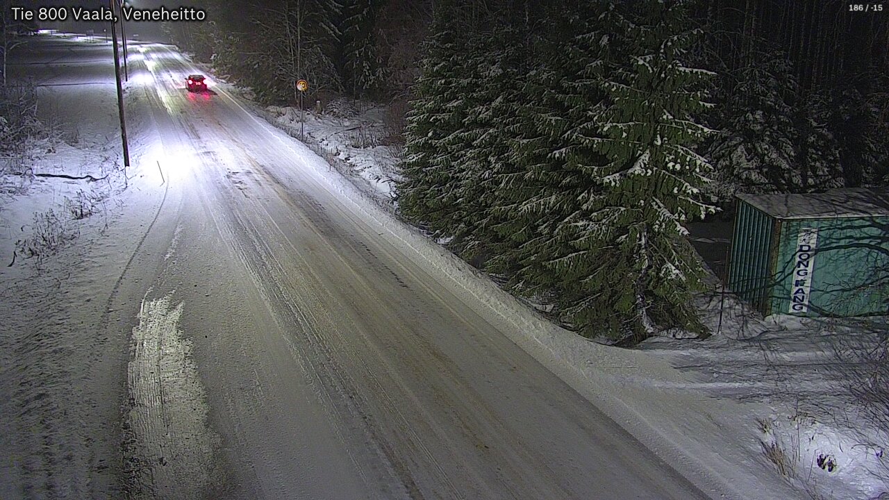 Kelikamerat Kuva Tie 800 Vaala, Veneheitto, Vaala, Pohjois-Pohjanmaa