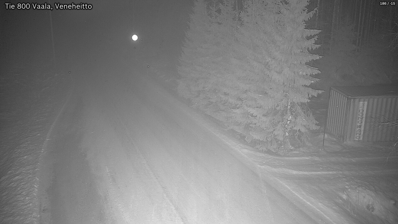 Weather Camera Image Väg 800 Vaala, Veneheitto, Vaala, Pohjois-Pohjanmaa