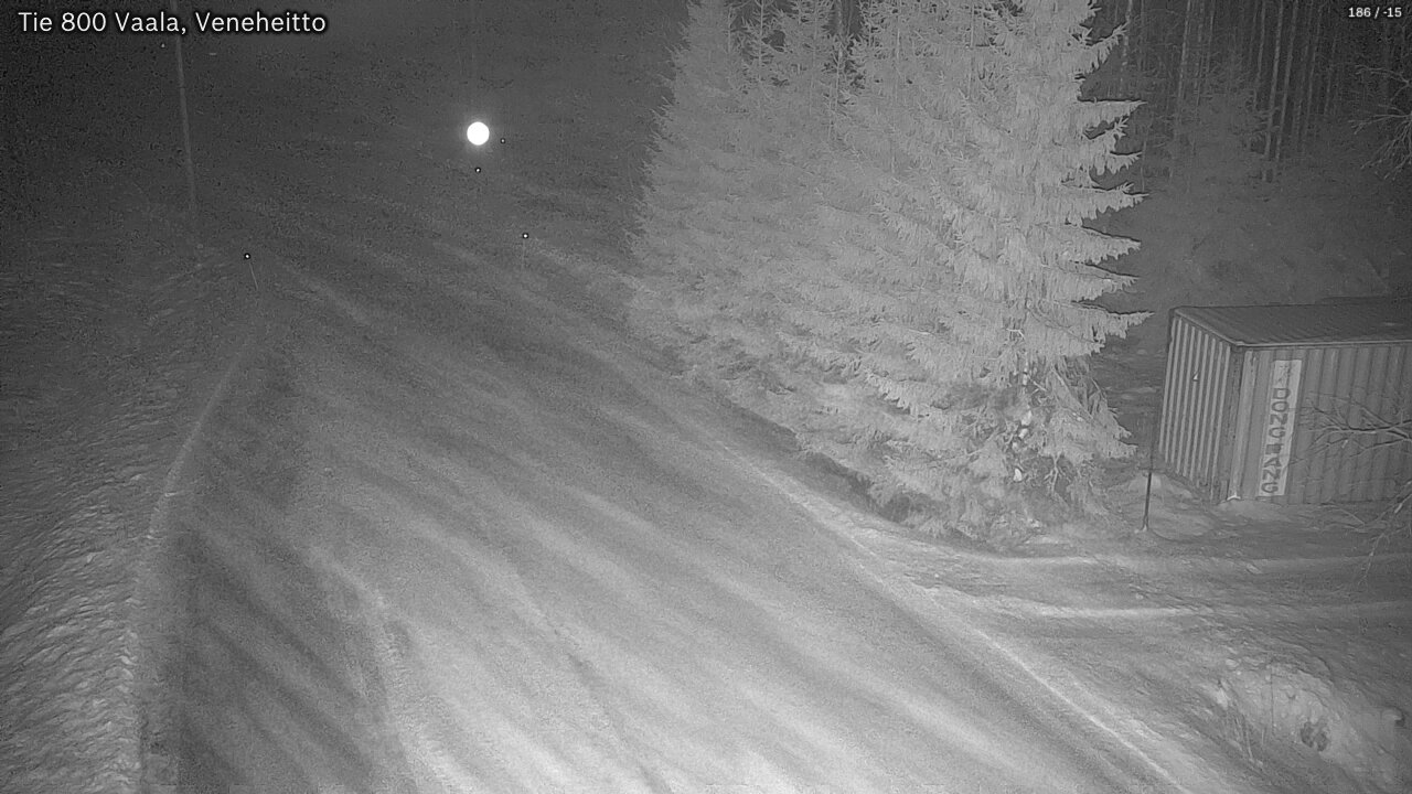 Weather Camera Image Väg 800 Vaala, Veneheitto, Vaala, Pohjois-Pohjanmaa