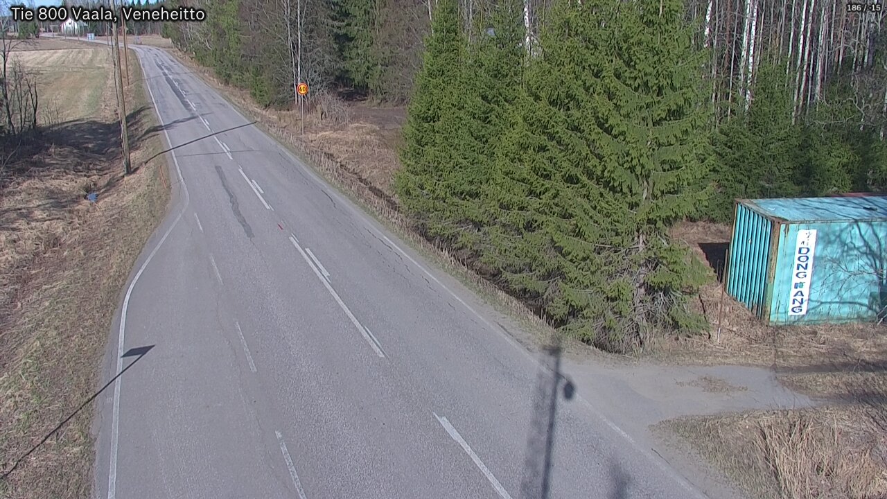 Kelikamerat Kuva Tie 800 Vaala, Veneheitto, Vaala, Pohjois-Pohjanmaa