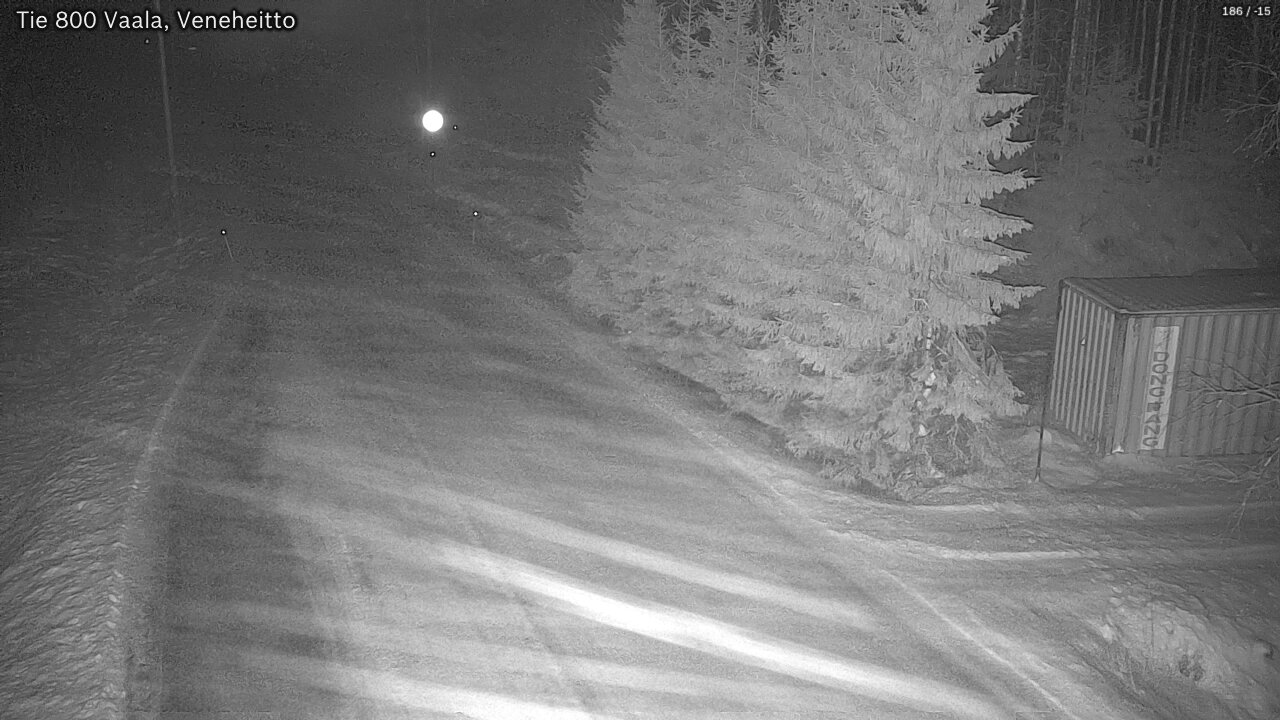 Weather Camera Image Väg 800 Vaala, Veneheitto, Vaala, Pohjois-Pohjanmaa