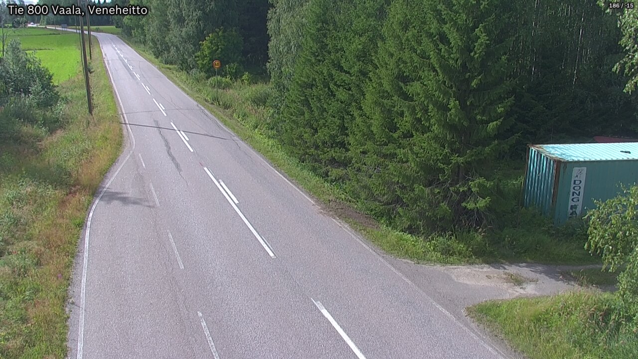 Kelikamerat Kuva Tie 800 Vaala, Veneheitto, Vaala, Pohjois-Pohjanmaa