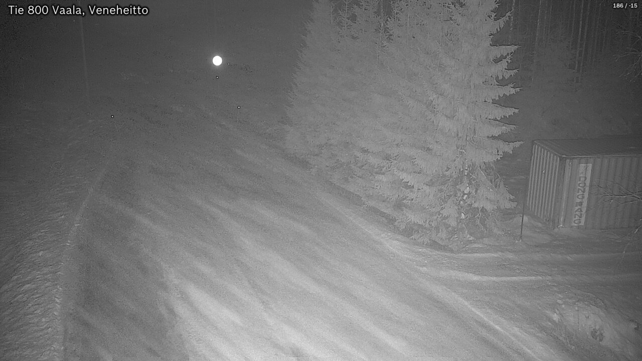 Weather Camera Image Väg 800 Vaala, Veneheitto, Vaala, Pohjois-Pohjanmaa