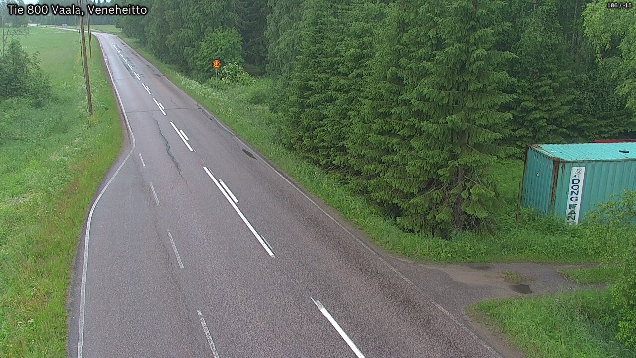 Kelikamerat Kuva Tie 800 Vaala, Veneheitto, Vaala, Pohjois-Pohjanmaa