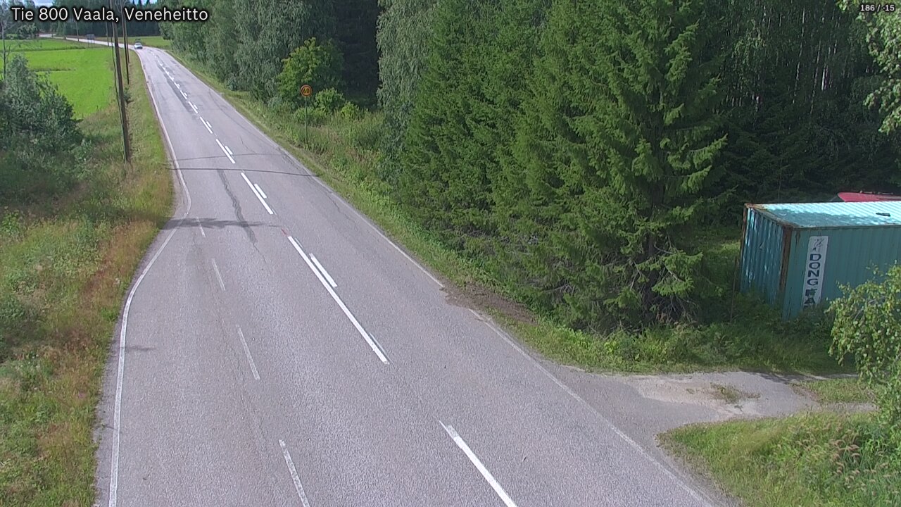 Kelikamerat Kuva Tie 800 Vaala, Veneheitto, Vaala, Pohjois-Pohjanmaa