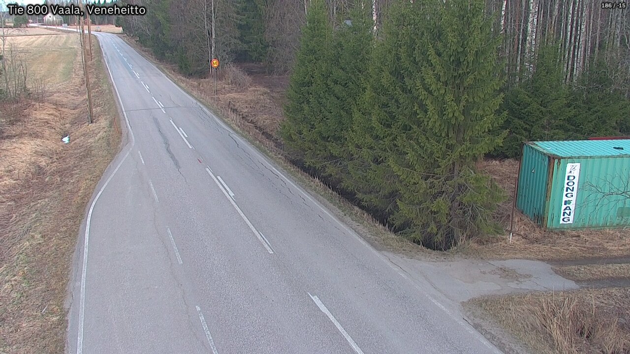 Kelikamerat Kuva Tie 800 Vaala, Veneheitto, Vaala, Pohjois-Pohjanmaa