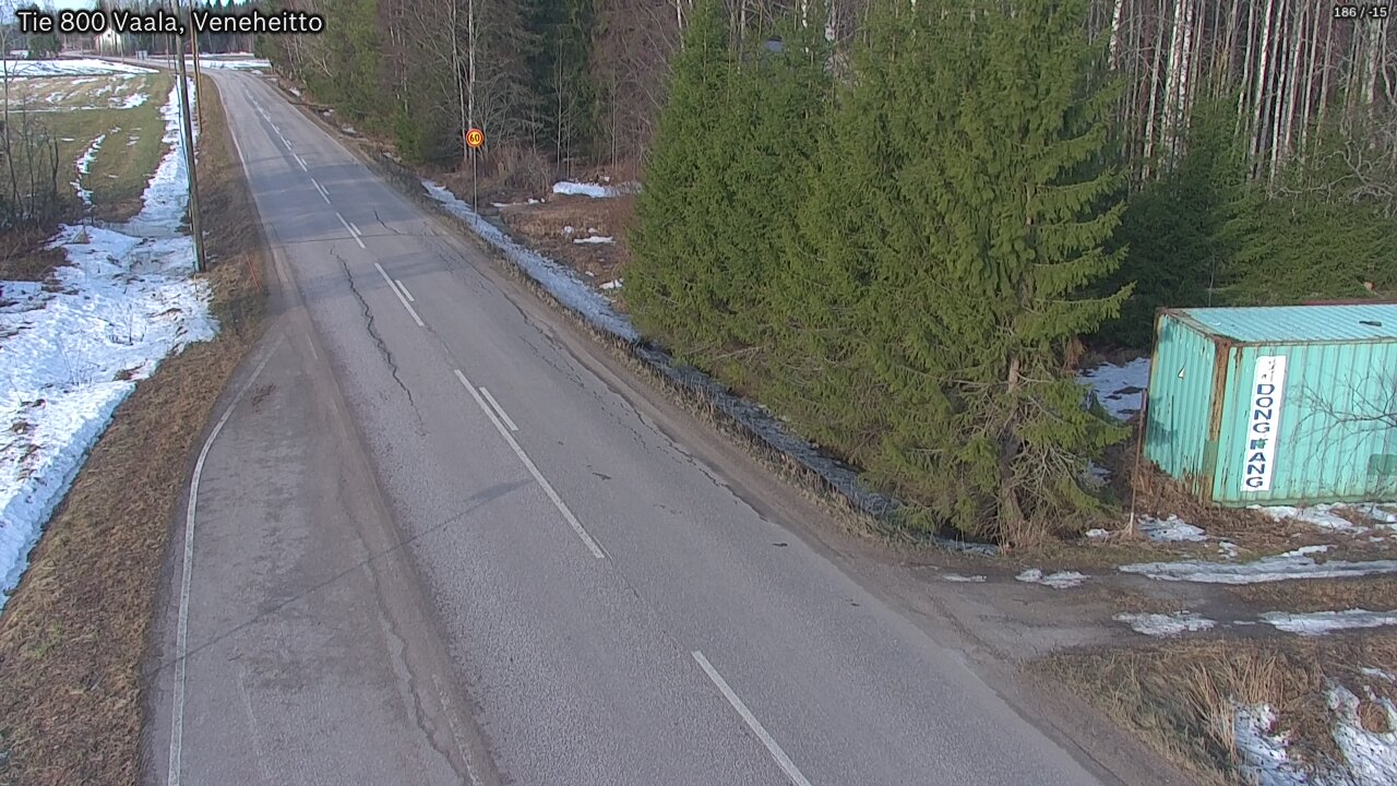 Kelikamerat Kuva Tie 800 Vaala, Veneheitto, Vaala, Pohjois-Pohjanmaa