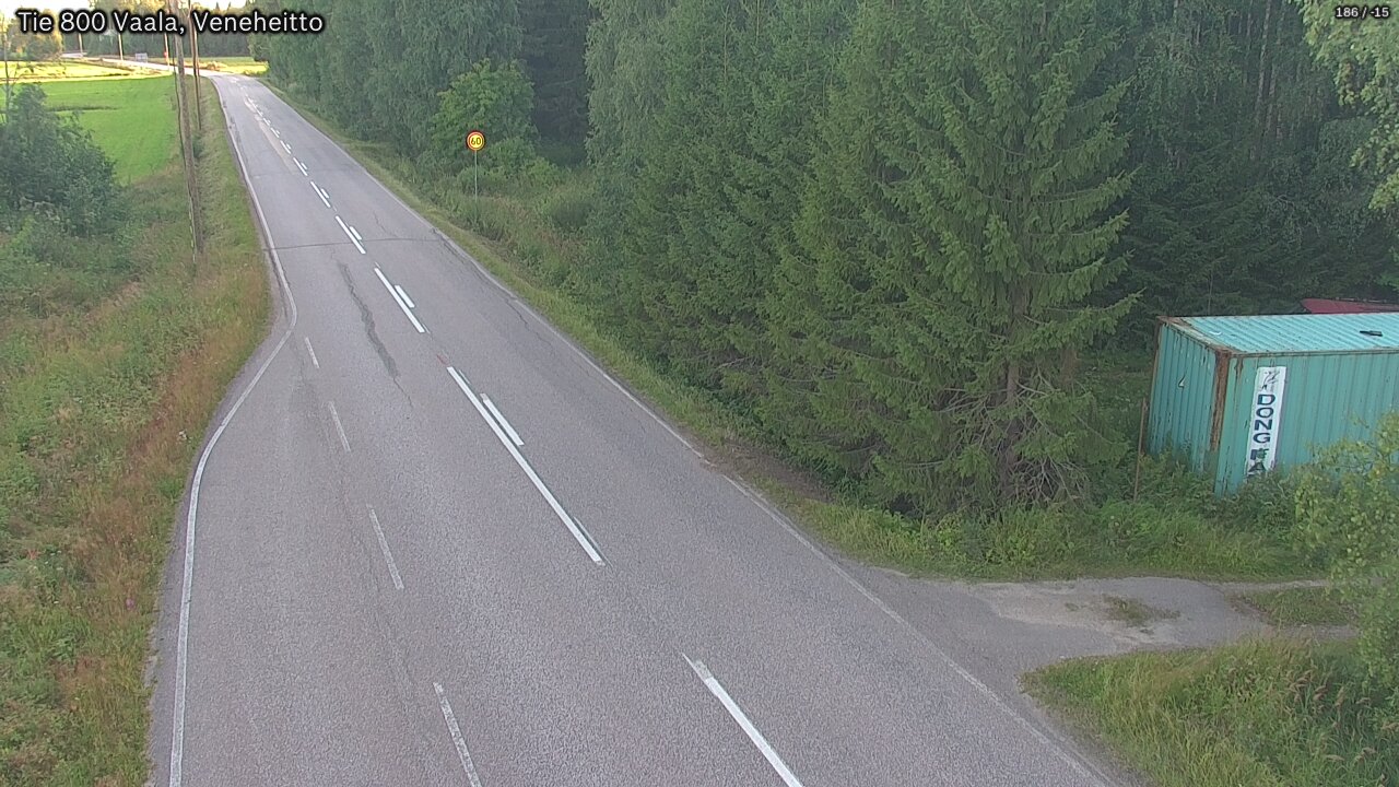 Kelikamerat Kuva Tie 800 Vaala, Veneheitto, Vaala, Pohjois-Pohjanmaa