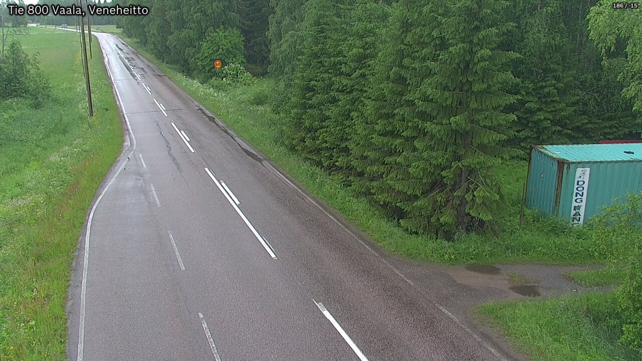 Kelikamerat Kuva Tie 800 Vaala, Veneheitto, Vaala, Pohjois-Pohjanmaa