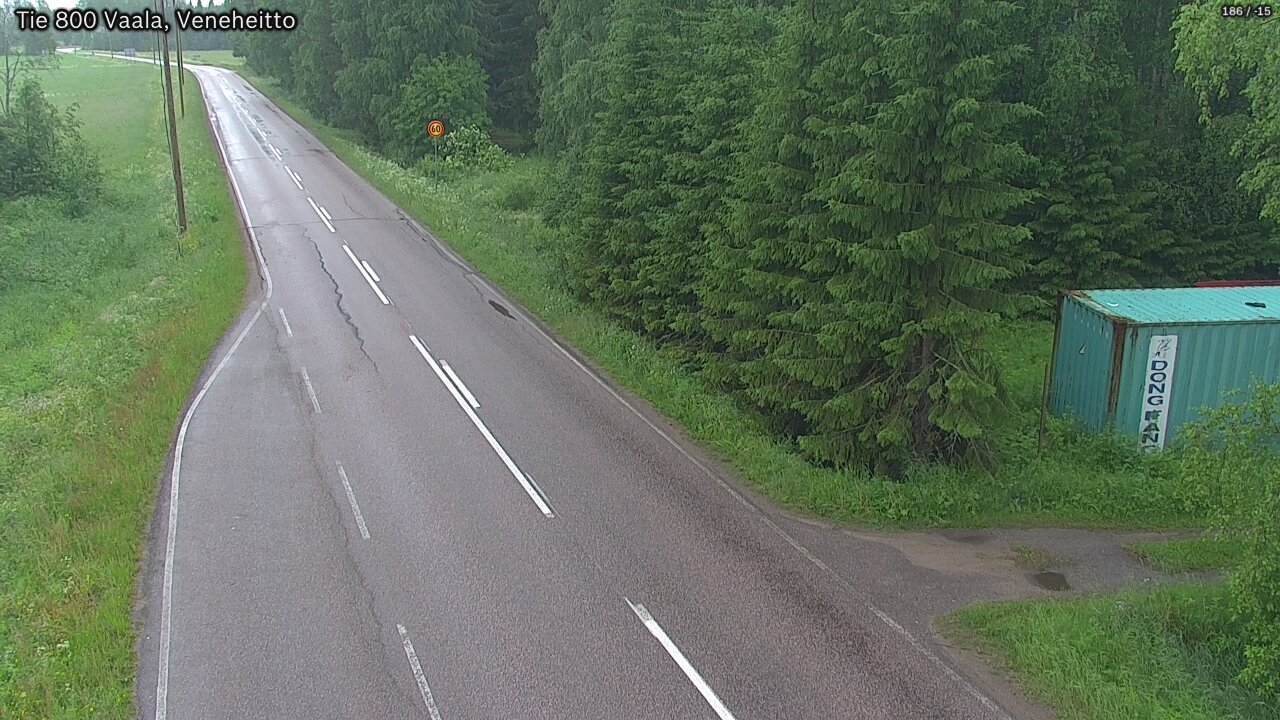Kelikamerat Kuva Tie 800 Vaala, Veneheitto, Vaala, Pohjois-Pohjanmaa