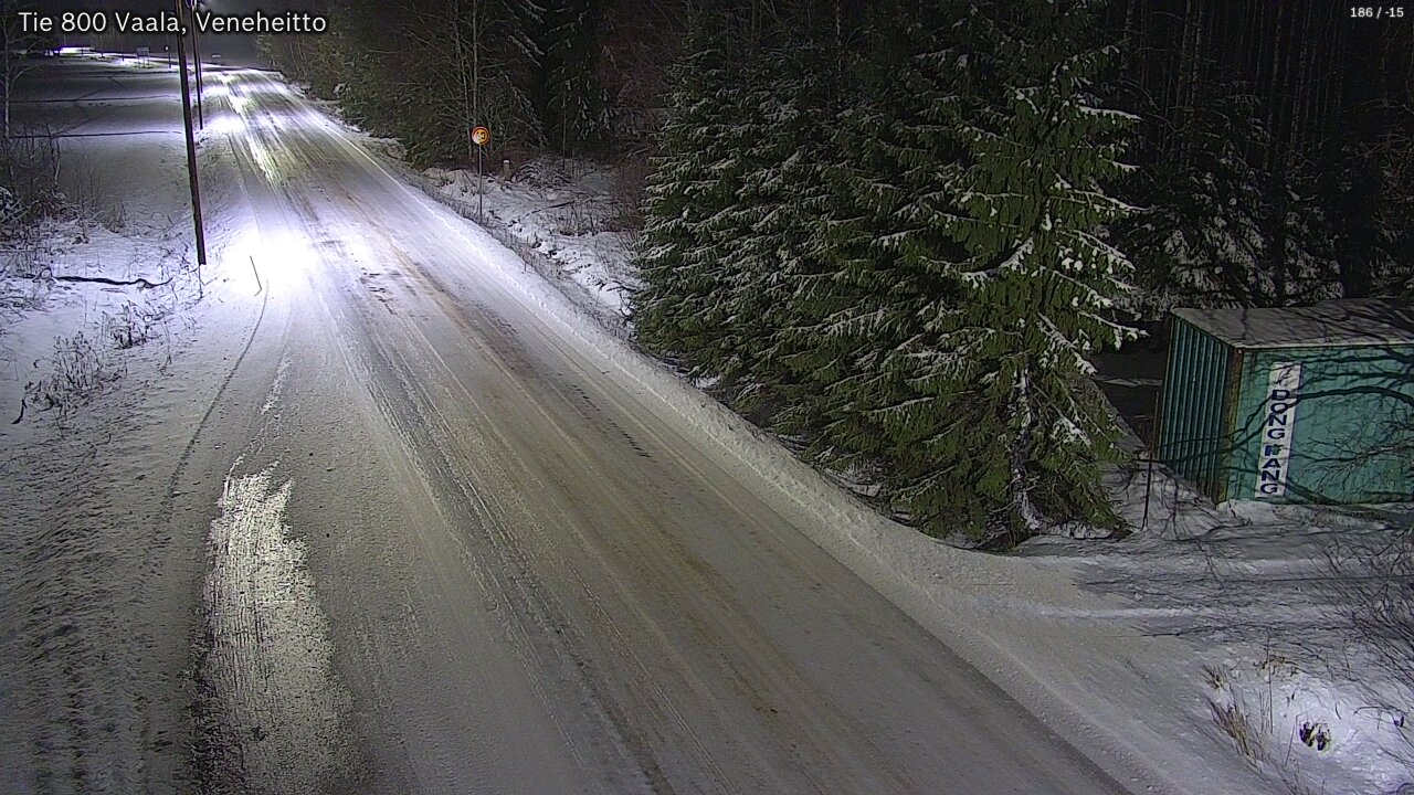 Kelikamerat Kuva Tie 800 Vaala, Veneheitto, Vaala, Pohjois-Pohjanmaa