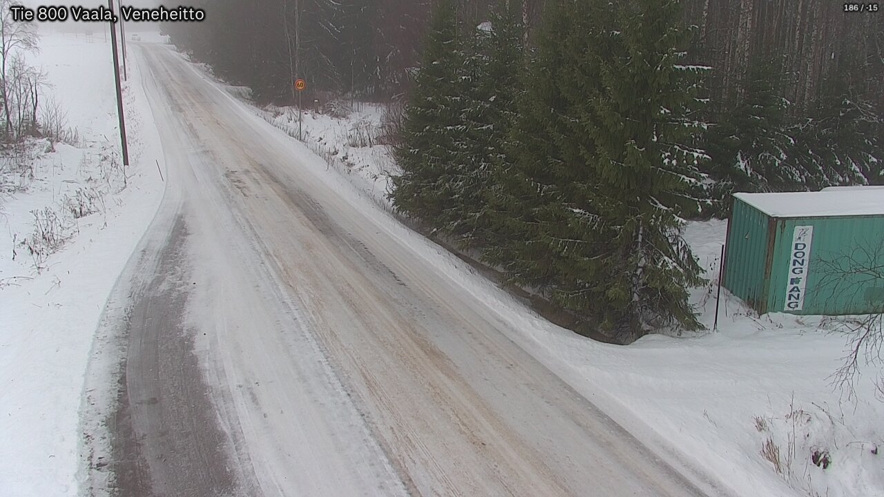 Weather Camera Image Väg 800 Vaala, Veneheitto, Vaala, Pohjois-Pohjanmaa