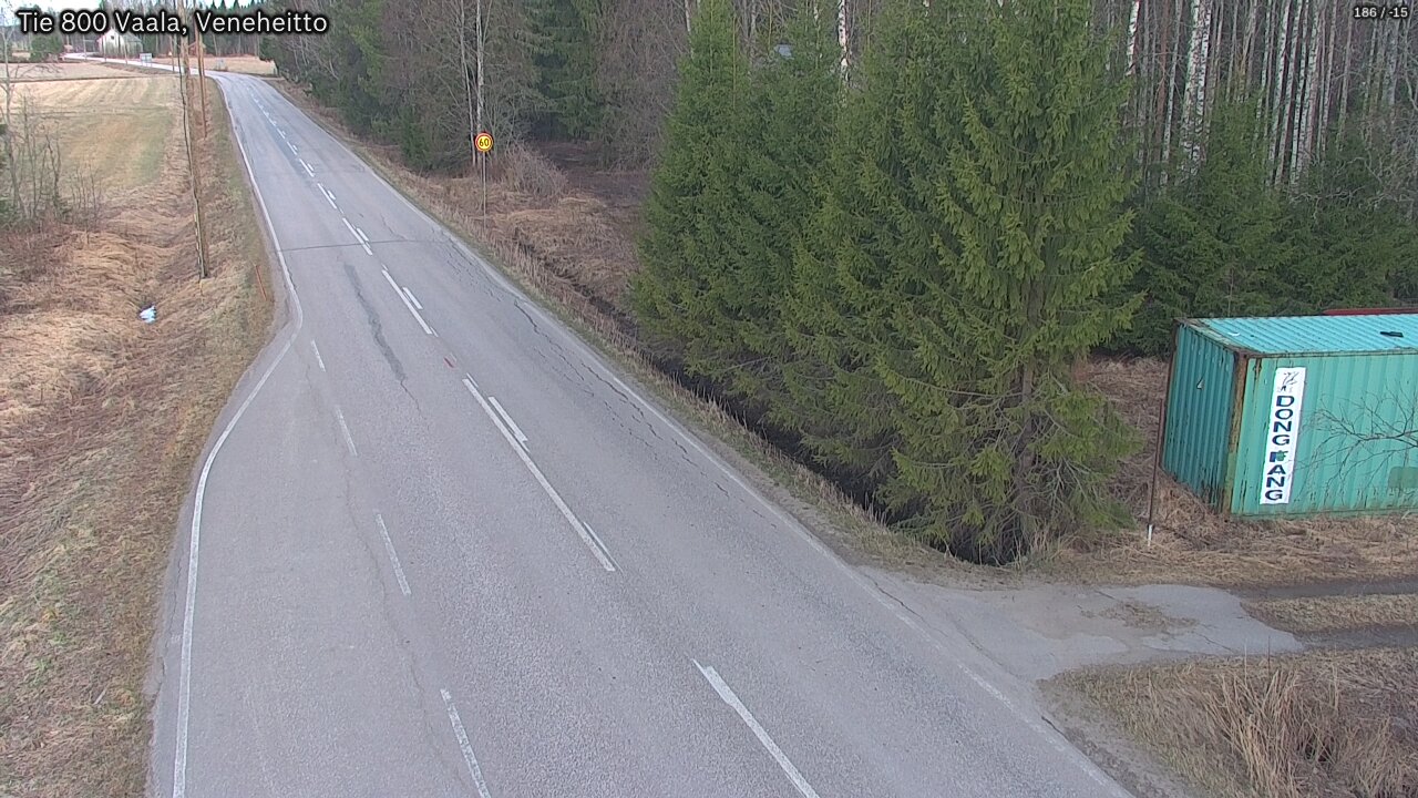 Kelikamerat Kuva Tie 800 Vaala, Veneheitto, Vaala, Pohjois-Pohjanmaa