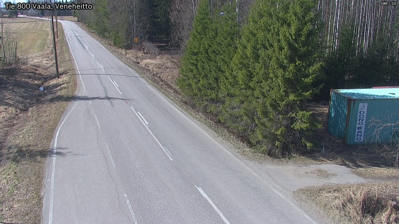 Kelikamerat Kuva Tie 800 Vaala, Veneheitto, Vaala, Pohjois-Pohjanmaa
