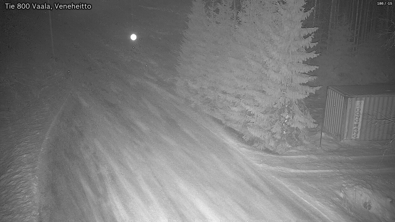 Weather Camera Image Väg 800 Vaala, Veneheitto, Vaala, Pohjois-Pohjanmaa