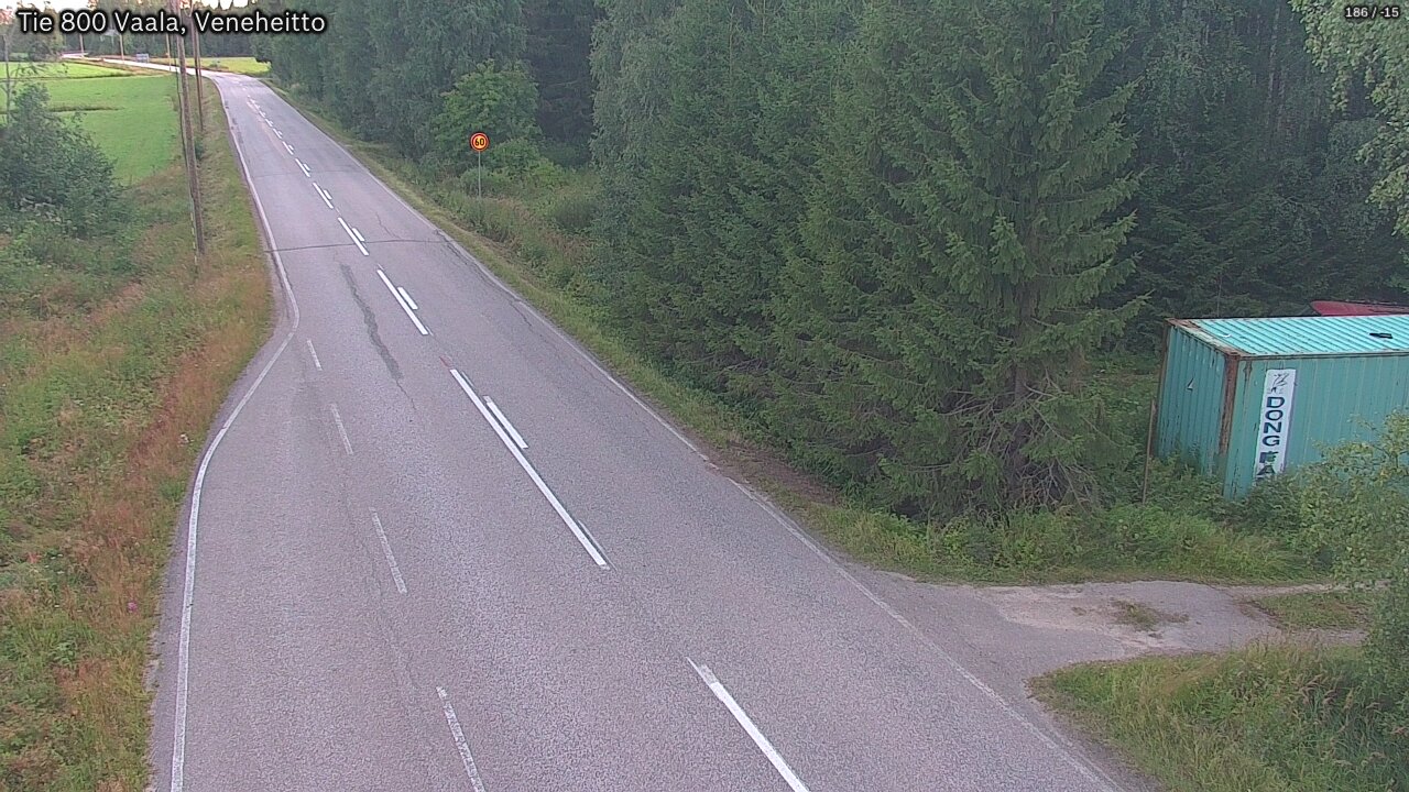 Kelikamerat Kuva Tie 800 Vaala, Veneheitto, Vaala, Pohjois-Pohjanmaa