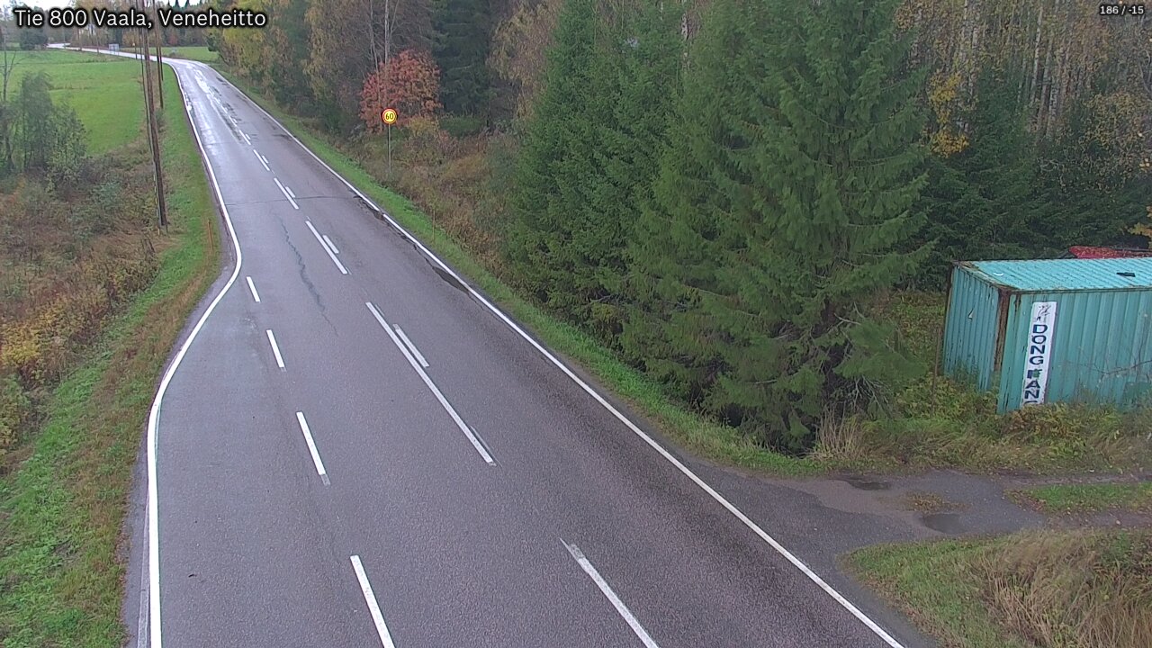 Weather Camera Image Road 800 Vaala, Veneheitto, Vaala, Pohjois-Pohjanmaa