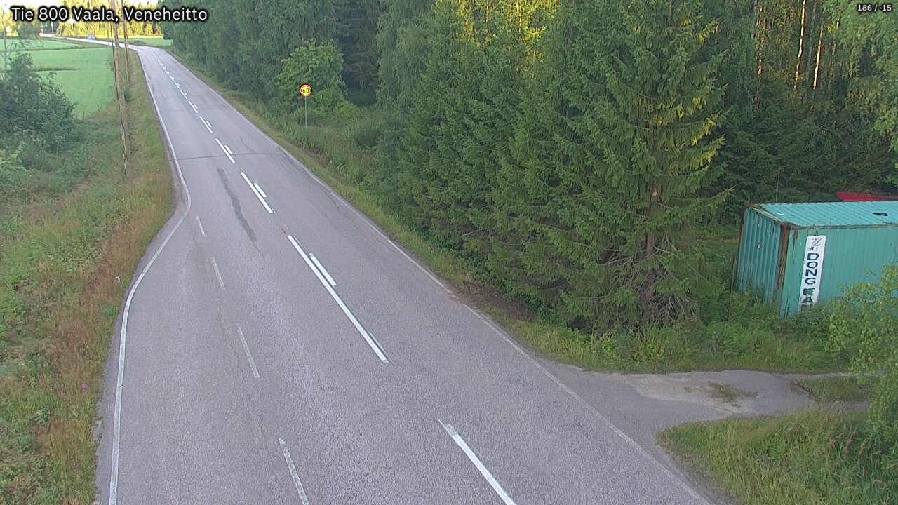 Kelikamerat Kuva Tie 800 Vaala, Veneheitto, Vaala, Pohjois-Pohjanmaa
