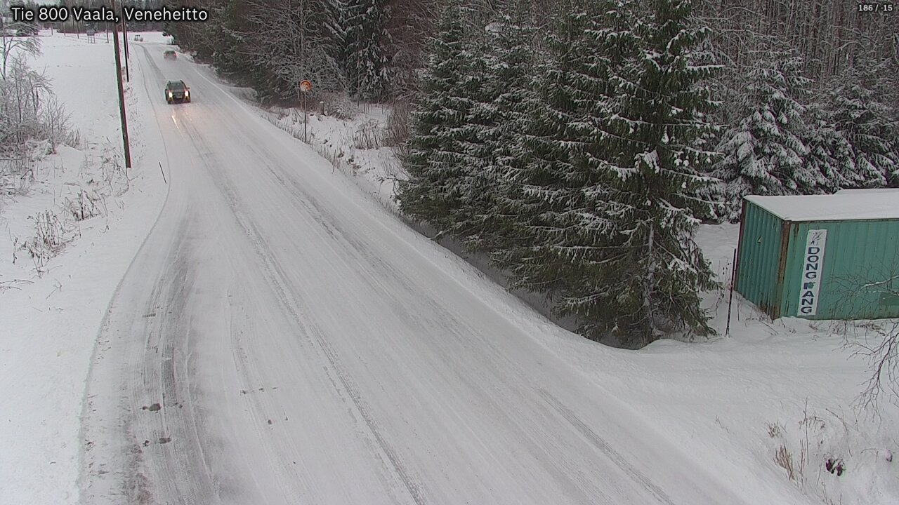 Kelikamerat Kuva Tie 800 Vaala, Veneheitto, Vaala, Pohjois-Pohjanmaa