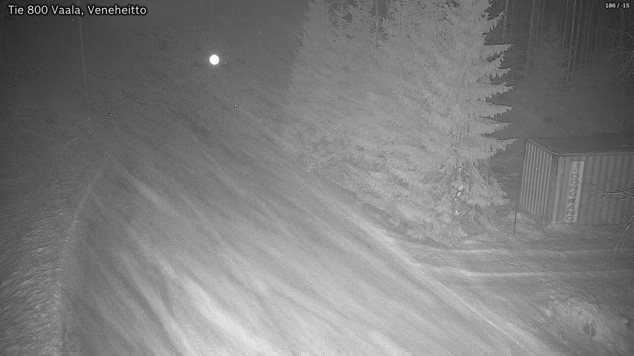 Weather Camera Image Väg 800 Vaala, Veneheitto, Vaala, Pohjois-Pohjanmaa