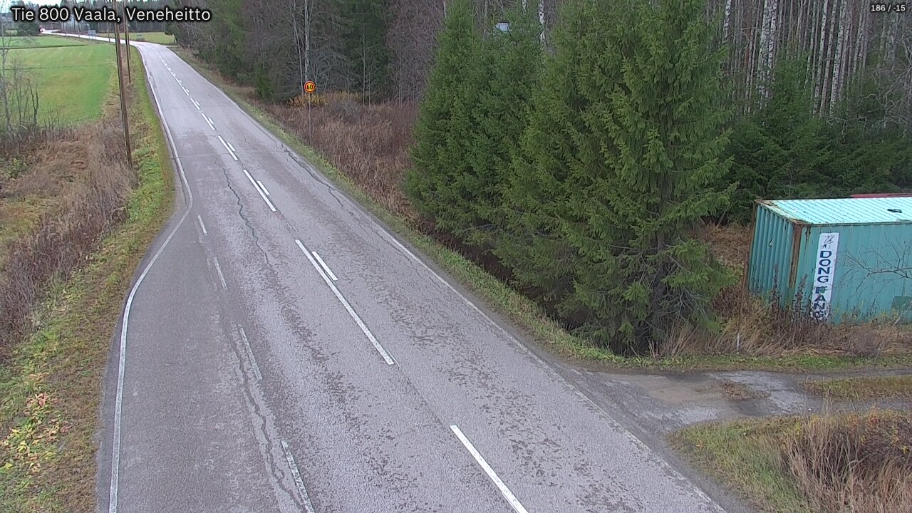 Kelikamerat Kuva Tie 800 Vaala, Veneheitto, Vaala, Pohjois-Pohjanmaa