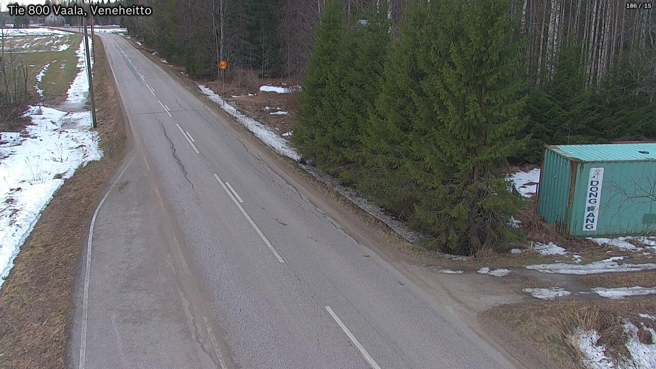 Kelikamerat Kuva Tie 800 Vaala, Veneheitto, Vaala, Pohjois-Pohjanmaa