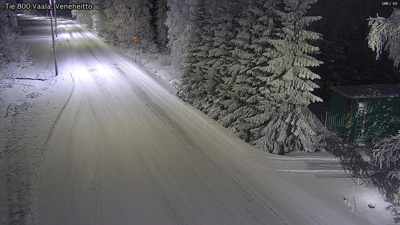 Kelikamerat Kuva Tie 800 Vaala, Veneheitto, Vaala, Pohjois-Pohjanmaa