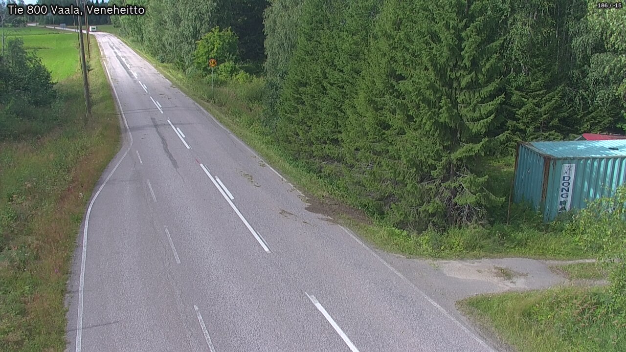 Kelikamerat Kuva Tie 800 Vaala, Veneheitto, Vaala, Pohjois-Pohjanmaa