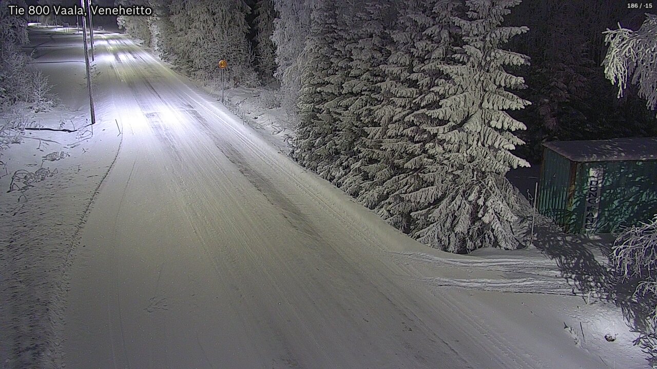 Kelikamerat Kuva Tie 800 Vaala, Veneheitto, Vaala, Pohjois-Pohjanmaa
