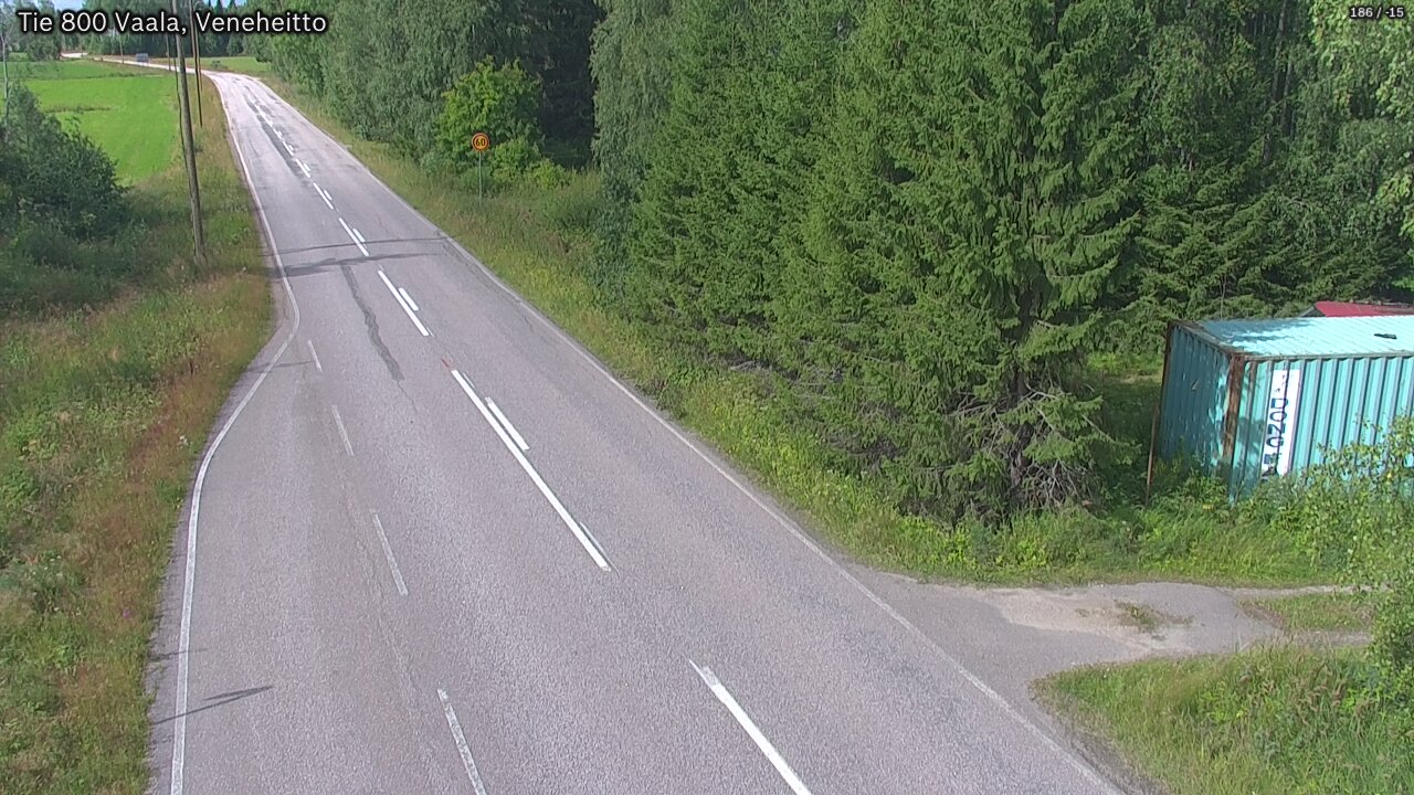 Kelikamerat Kuva Tie 800 Vaala, Veneheitto, Vaala, Pohjois-Pohjanmaa