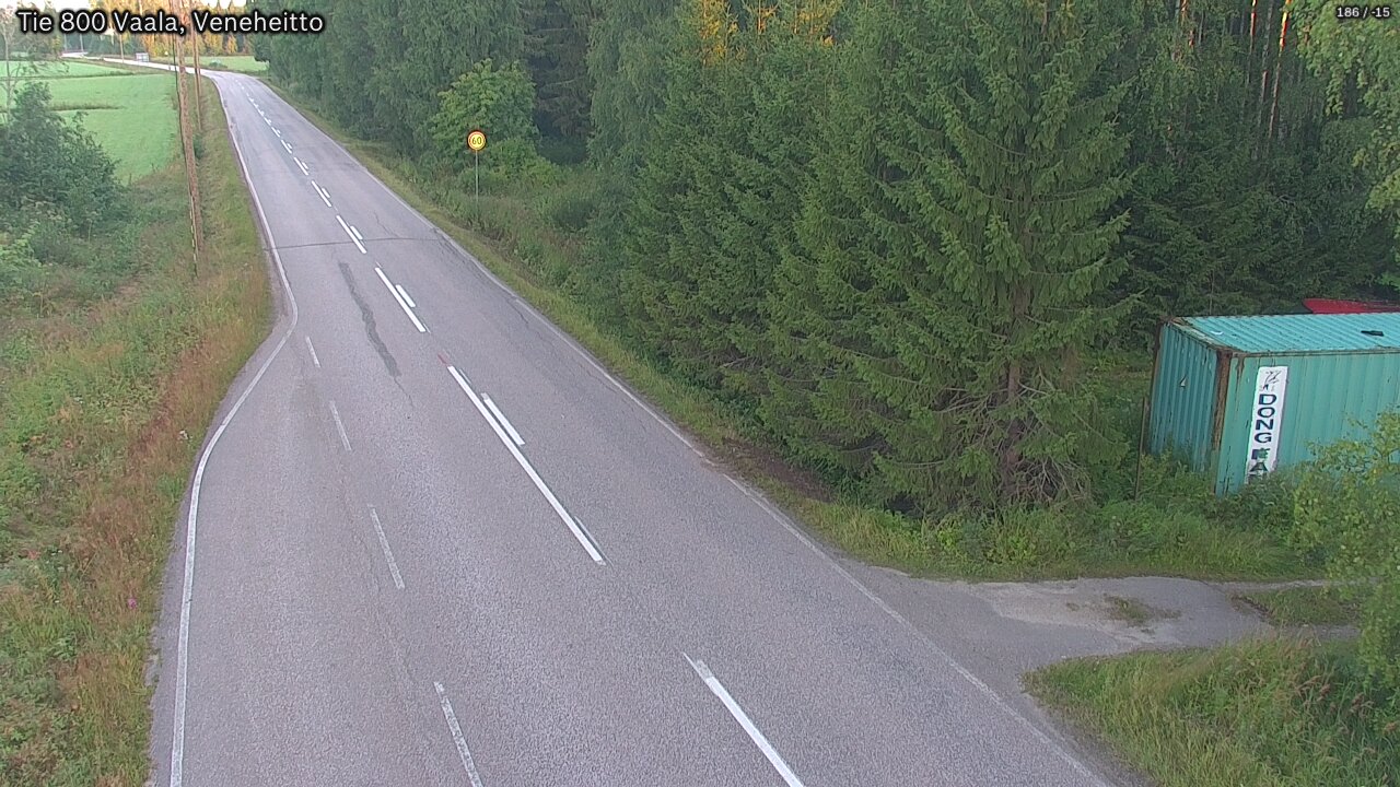 Kelikamerat Kuva Tie 800 Vaala, Veneheitto, Vaala, Pohjois-Pohjanmaa