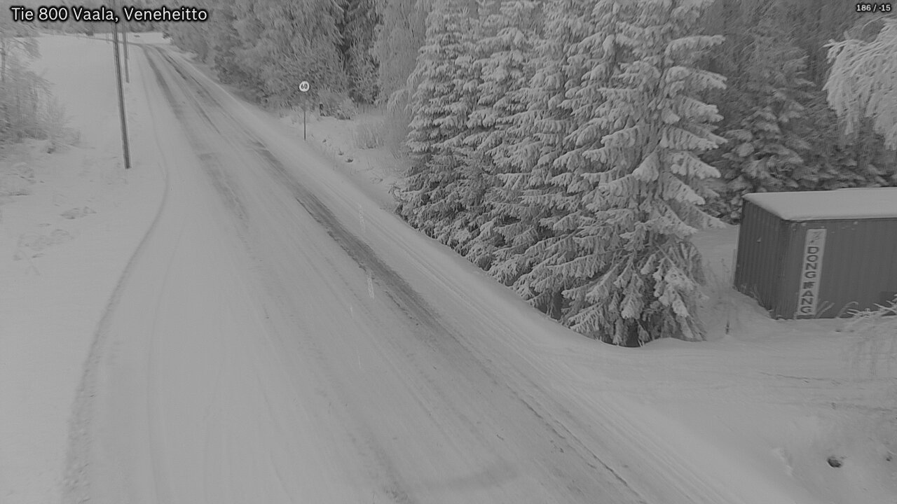 Kelikamerat Kuva Tie 800 Vaala, Veneheitto, Vaala, Pohjois-Pohjanmaa